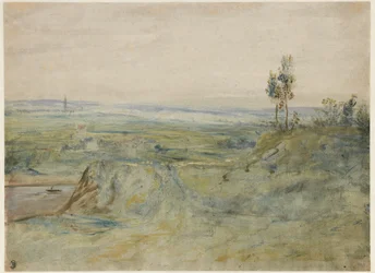 La Plaine, vue des hauteurs de Meudon, c.1833